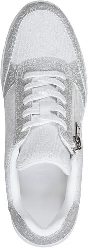 DKNY Women's Sorvino Lace Up Wedge Sneaker with Side Zipper in Saudi Arabia