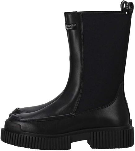 Armani Exchange Womens Exclusive We Beat as One Chunky Lug Sole Boot in Saudi Arabia