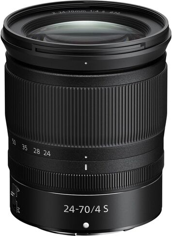 عدسة Nikon NIKKOR Z مقاس 24-70 مم f/4 S (20072) + مجموعة مرشح + حافظة للغطاء + مجموعة تنظيف in Saudi Arabia