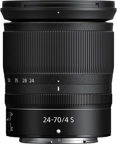 عدسة Nikon NIKKOR Z مقاس 24-70 مم f/4 S (20072) + مجموعة مرشح + حافظة للغطاء + مجموعة تنظيف in Saudi Arabia