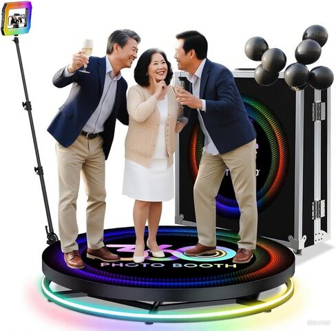 360 Photo Booth Flex - تصميم معياري للأحداث واستوديوهات البيع بالتجزئة والصور in Kuwait