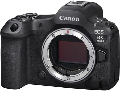 كاميرا كانون EOS R5 Mark II بدون مرآة | مستشعر إطار كامل بدقة 45 ميجابكسل وتسجيل فيديو بدقة 8K | التركيز البؤري التلقائي المتقدم من IBIS للمبدعين المحترفين (6536C002) + عدسة Canon RF مقاس 100-500 مم + محول EF-EOS R + المزيد in Saudi Arabia