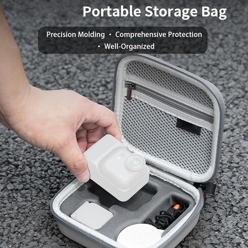 Sanpyl Carrying Case for Action Camera, Shockproof Storage Bag Mini Protective Case for Camera and Accessories in Saudi Arabia