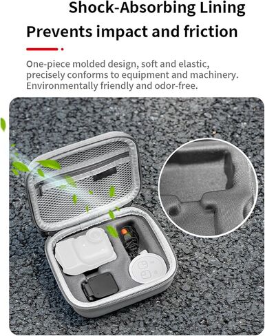 Sanpyl Carrying Case for Action Camera, Shockproof Storage Bag Mini Protective Case for Camera and Accessories in Saudi Arabia