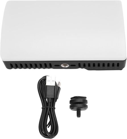 Goshyda Portable RGB Video Light with Soft Diffuser, Photography Light 1800-9000K Bi Color, 20 Scene, 2600mAh Rechargeable for Live Streaming Vlog in Saudi Arabia