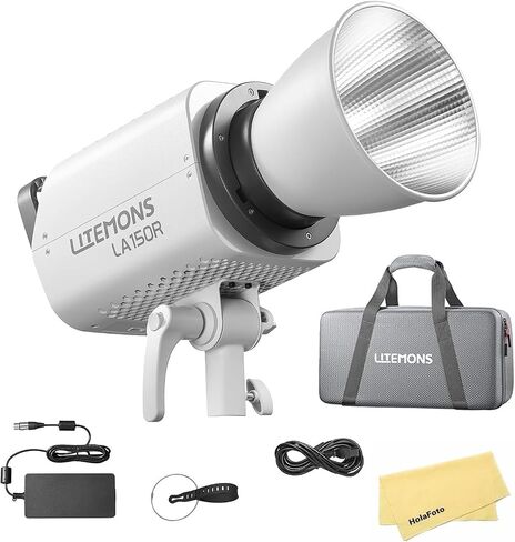GODOX LA150R K1 Full Color RGB LED Video Light,165W LED Bowens Mount Continuous Light Lamp,1800-10000K CCT,95+ CRI,94+TLCI,14 Lighting Effects,Compact&Lightweight for Video Recording,Live Streaming in Saudi Arabia