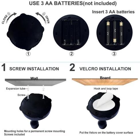 LED Spotlight, Battery Powered Picture Lights, Uplighting Indoor, Puck Lights with Remote, Color Changing Small Spotlights, Picture Light for Wall Display Dartboard Painting-RGB in Saudi Arabia