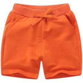 LNICEAR Toddler Baby Boys Girls Solid Cotton Summer Casual Sport Jogger Elastic Waist Shorts with Pockets