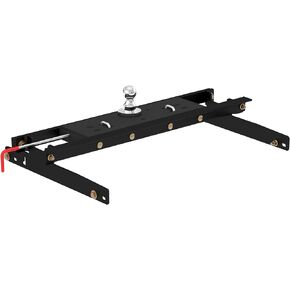 CURT 60734 Double Lock Gooseneck Hitch, 2-5/16-Inch Flip-Over Ball 30K, Fits Select Dodge Ram 1500, 2500, 3500