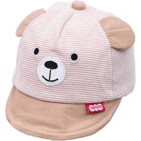 Bonvince Baby Caps Summer Girl Boys Sun Hat with Ear Spring Summer Newborn Baseball Cap Striped Sunhat