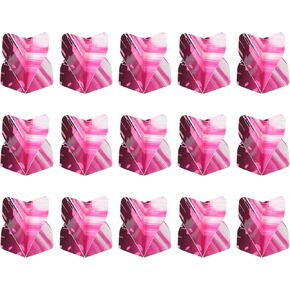 PATIKIL Extra Thick Standard Dart Flights, 30 Pack Durable Flights for Enhanced Performance, Thick Striped Pattern, Pink