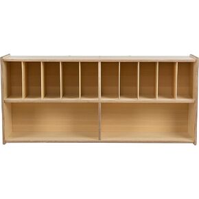 RRI Goods Diaper Storage Organizer, 100% Birch Plywood Wall Mount Diaper Caddy for Nursery, Daycare, Schools