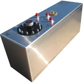 RCi 2161A Aluminum Fuel Cell, Natural Aluminum Color, 15 Gallon, 30L x 9W x 12H