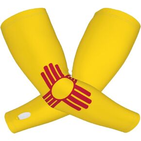 Dultua Flag of American State Cooling Arm Sleeves Compression Arm Sleeves Outdoor Sports UV Sun Protection for Women Men