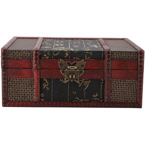 Jewelry Box,Jewelry Holder Organizer,Jewelry Boxes Organizers,Wooden Small Book Jewelry Storage Box Organizer for Documents Chinese Style Design