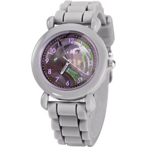 Disney Lightyear Kids' Plastic Time Teacher Analog Quartz Silicone Strap Watch