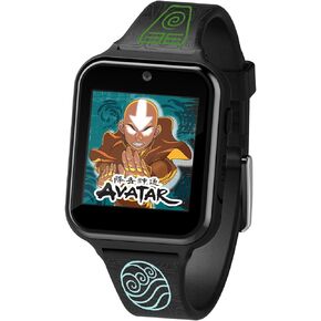 Accutime Kids Avatar Black Educational Learning Touchscreen Smart Watch Toy for Boys, Girls, Unisex - Selfie Cam, Alarm, Calculator & More (Model: AVT4003AZ)
