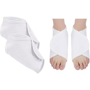 Castor Oil Pack Wrap for Women Gifts, 8 Pcs Reusable Organic Castor Oil Packs Kit for Stomach Neck Breasts Knee Feet Calf Arm, Adjustable Elastic Strap Compress Packs for Body Healthy, Beige