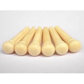 MUSICAL STRING Guitar Bridge pin Real Bone for Acoustic Classical 1 set 6 pcs