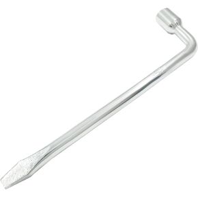 BokWin 1 Pcs Hexagon Slotted End Socket Lug Wrench L Type Tire Replacement Tool for Car(17mm)