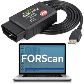 OHP ELMconfig FORS-CAN ELM327-based OBD2 to USB Programming Cable