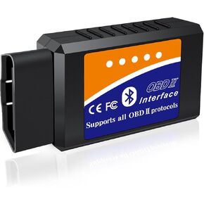 OBD2 Bluetooth Scanner Code Reader for Android Windows, Auto Car Diagnostic Scan Tool Odb2 OBDII Adapter for Check Engine Light for Torque Pro, OBD Fusion, DashCommand, Car Scanner App