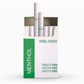 Honeyrose Menthol - Tobacco & Nicotine Free Herbal Cigarettes, 100% Natural, Made in England