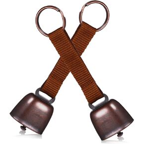 INOOMP 2pcs Iron Bear Bell Loud Bear Bell Bear Warning Bell Outdoor Hanging Bell Hiking Bear Bell Bear Bell Bear-Proof Bell Bear Mini Bear Bell Climbing Bear Bell