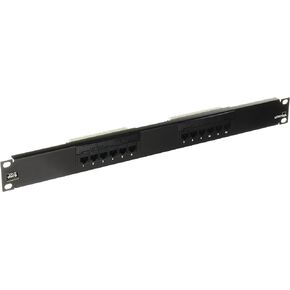 Leviton 69586-U12 eXtreme Cat 6+ Flat 110-Style Patch Panel, 1RU, 12-Port, Image