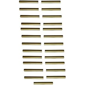 Click to view larger image Have one to sell? Sell now 25 slimline tubes brass tubes, 2 1/32" long for pen turner