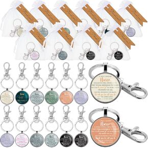 Bucherry 30 Sets Appreciation Nurse Keychains for Women with Thank You Tags Motivational Nurse Gifts in Bulk Nursing Gifts for Women Medical Assistants CNA Students Practitioner Graduation in Kuwait