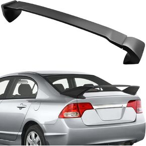 FINDAUTO ABS Car Spoiler Wing Body Kits Mugen Style Fits for 2006-2015 for Honda Civic 8th 9th Gen Trunk Lip Spoiler