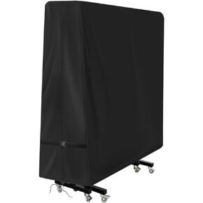 غطاء طاولة بينج بونج، غطاء طاولة تنس مقاوم للماء للاستخدام الخارجي والداخلي لطاولة بينج بونج قابلة للطي، غطاء غبار للحماية من جميع الأحوال الجوية - 64 بوصة × 26 بوصة × 64 بوصة in Kuwait