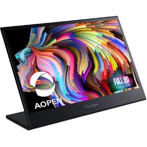 AOPEN by Acer Portable Monitor 16PM6Q bmiux 15.6-inch Full HD (1920 x 1080) Portable IPS Monitor (2 x USB Type-C & 1 x Mini HDMI Port)