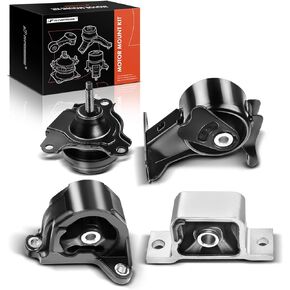 A-Premium 4PCS Engine Motor Mount and Transmission Mount Set Compatible with Acura RSX 2002 2003 2004 2005 2006 L4 2.0L Coupe, Automatic Transmission, Replace# 50805S6M982 50821S6M013