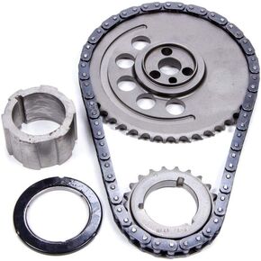 Cloyes 9-3658TX3 Race Billet True Roller Timing Kit Incl. Billet Steel Cam Sprocket/3 Keyway Billet Steel Crank Sprocket/0.5 in. True Roller Single Chain/Thrust Needle Bearing Race Billet