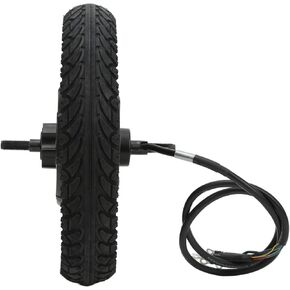 Electric Scooter Hub Motor, 12in 48V‑96V 800W‑6500W Wheel Hub Motor Assembly with Inner Outer Tire Drive Motor Kit Electric Bike Wheel Hub Motor Conversion Kit for Electric Motorcycle Off Road Vehicle