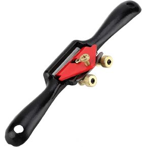 Fdit 9"/215mm Adjustable Hand Planer Spoke Shave Manual Woodworking Tool Hand Tool
