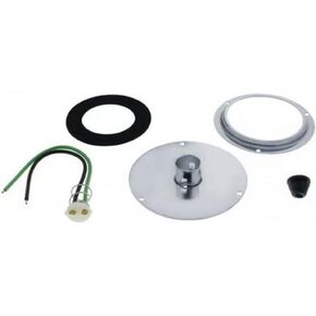 United Pacific 20491-1 - Side Marker Light Hardware Kit - Medium Amber Watermelon Glass Light Kit W/O Lens, Bulb, & Scre