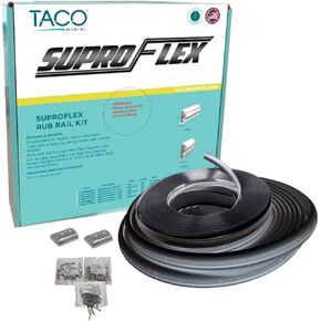 TACO Marine V11-9990BBK60-2 SuproFlex Rub Rail Kit - 60' x 2" x 29/32", Black