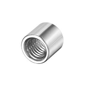 uxcell Round Weld Nuts, M8 x 14mm x 13mm Weld On Bung Female Nut Threaded - 201 Stainless Steel Insert Weldable
