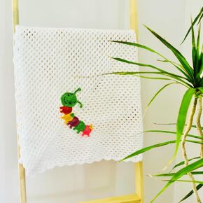 Handmade Baby Blankets, Crochet Baby Blanket for Boys and Girls with 100% Cotton and Soft Material (Eeyore)