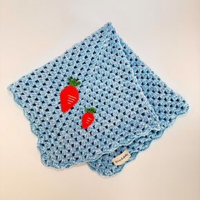 Handmade Baby Blankets, Crochet Baby Blanket for Boys and Girls with 100% Cotton and Soft Material (Eeyore)