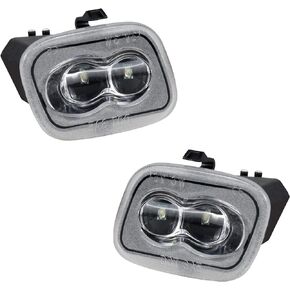 NDRUSH Side Mirror Puddle Light LED Lamp Assembly Compatible with Ford 2015-2021 F-150 2017-2021 F-250 F-350 Super Duty