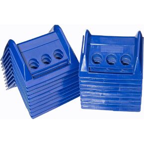Flatbed Edge Protectors Heavy Duty Corner Tie Down Protectors Tie Down Corner Guard for Cargo Loads Shipping Blue (40)