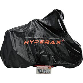 HYPERAX Bike Cover for Transportation Storage for 2 Bikes, Waterproof UV Resistant Full Cover for Car, Truck RV, SUV Transport on Rack