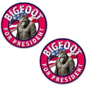 Bigfoot for President Vinyl Decal Sticker - for Cars Windows Bumpers Laptops Walls Cups Lockers and More - Two Sizes to Choose from (5.5 Inch)