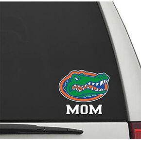 Florida Gators MOM w/GATOR HEAD LOGO #2 Vinyl Decal Car Truck Window UF Mom Sticker