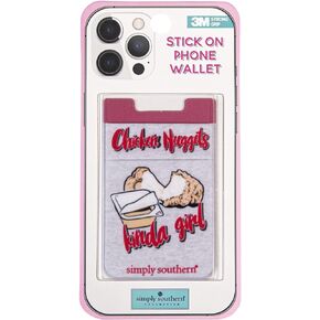 Simply Southern Chicken Nuggets Kinda Girl Stick On Phone Wallet
