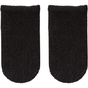 Mobile Gaming Finger Sleeve, Breathable Anti-Slip Thumb Sleeve Sock, Black - Pack of 2